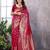 faux Kanjivaram banarasi jacquard silk blend saree with unstiched blouse piece