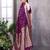faux Kanjivaram banarasi jacquard silk blend saree with unstiched blouse piece