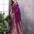faux Kanjivaram banarasi jacquard silk blend saree with unstiched blouse piece