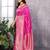 faux Kanjivaram banarasi jacquard silk blend saree with unstiched blouse piece