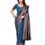 faux Kanjivaram banarasi jacquard silk blend saree with unstiched blouse piece