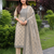 Crtx light chiku jaquard pure cotton kurti with dupatta and pant