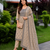 Crtx light chiku jaquard pure cotton kurti with dupatta and pant