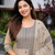 Crtx light chiku jaquard pure cotton kurti with dupatta and pant