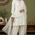 White rayon kurta set with dupatta