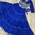 Blue Navaratri Special Leheriya Print with Gota-Patti Lace Work Lehenga Choli