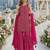 Rani georgette free size stitched suit with embroidery & zarkan work