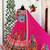 Rani Pink Navratri Lehenga Choli Heavy Muslin Cotton Digital Print Mirror Work