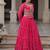 Pink Navaratri Special Leheriya Print with Gota-Patti Lace Work Lehenga Choli