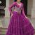 Purple Navaratri Special Leheriya Print with Gota-Patti Lace Work Lehenga Choli