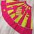 Pink Navaratri Special Mirror Lace Work Lehenga with Gamthi & Cowrie Lace work Choli