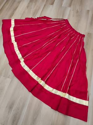 Pink Navaratri Special Gota Patti Work Lehenga with Gamthi Mirror Patch & Cowrie Lace work Choli 8