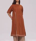 Bombay brown and travertine cotton co-ord set