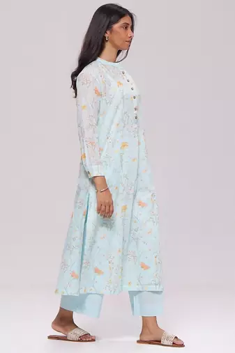 Morning mist blue mul-mul co-ord set