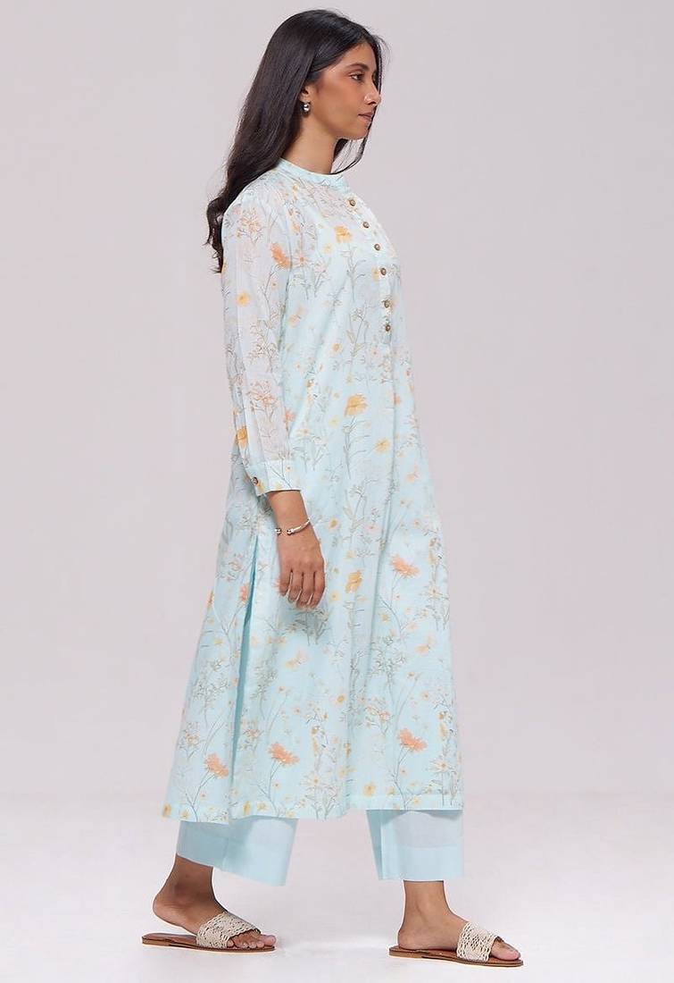 Morning mist blue mul-mul co-ord set