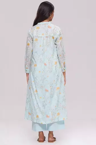 Morning mist blue mul-mul co-ord set