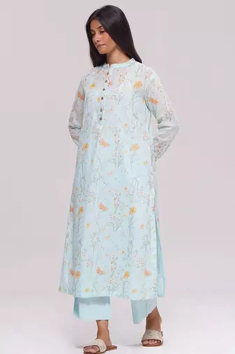 Morning mist blue mul-mul co-ord set