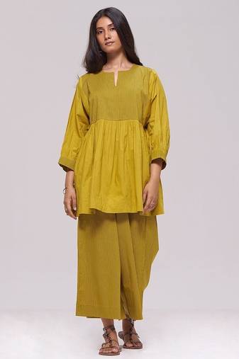 Olive oil cotton co-ord set