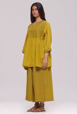 Olive oil cotton co-ord set 2