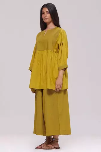 Olive oil cotton co-ord set