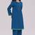 Deep blue cotton co-ord set