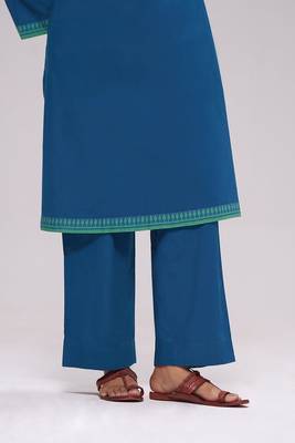 Deep blue cotton co-ord set 2