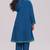 Deep blue cotton co-ord set