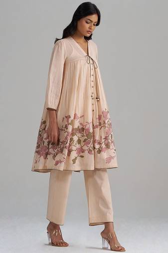 Baby peach mul-mul co-ord set
