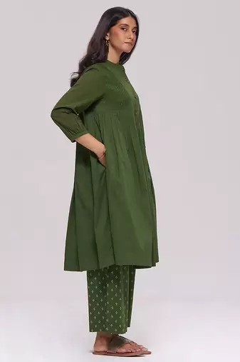 Vineyard green cotton co-ord set