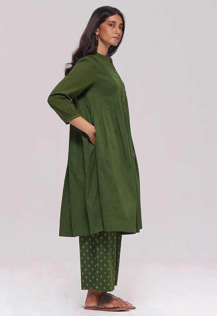 Vineyard green cotton co-ord set