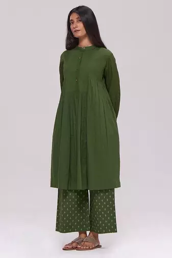 Vineyard green cotton co-ord set