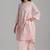 Rose pink mul-mul co-ord set