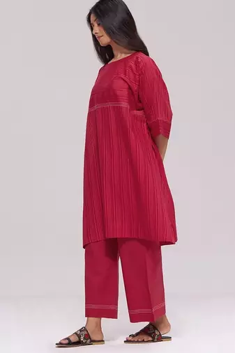 Barberry red co-ord set