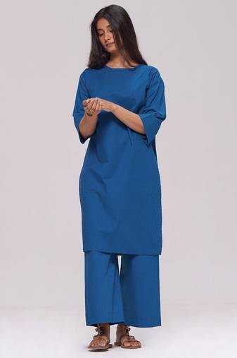 Indigo bunting cotton co-ord set