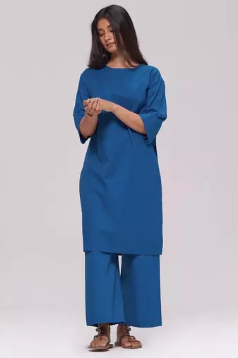 Indigo bunting cotton co-ord set