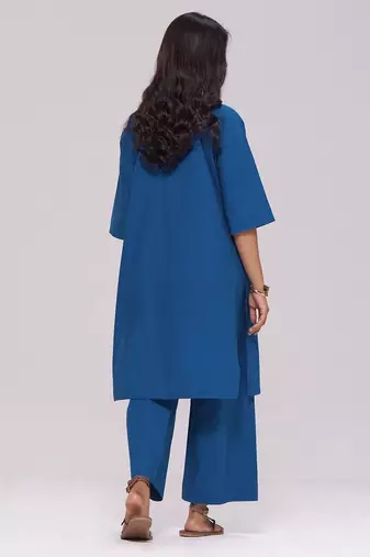 Indigo bunting cotton co-ord set