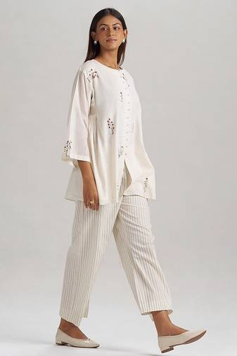 Ivory mul-mul co-ord set