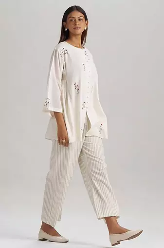 Ivory mul-mul co-ord set