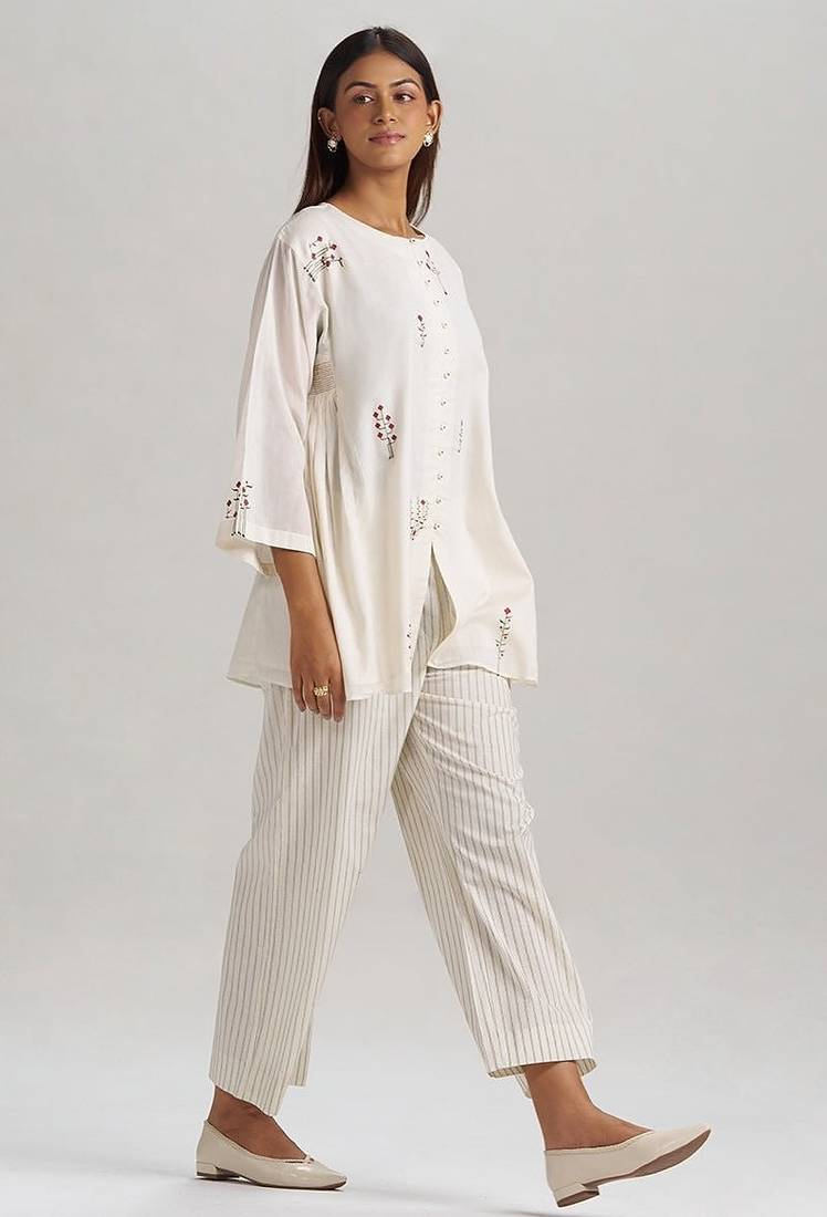 Ivory mul-mul co-ord set