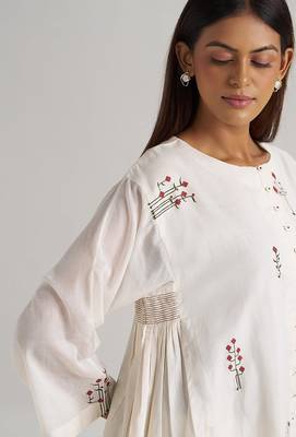 Ivory mul-mul co-ord set 3