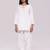 White cotton co-ord set