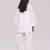 White cotton co-ord set