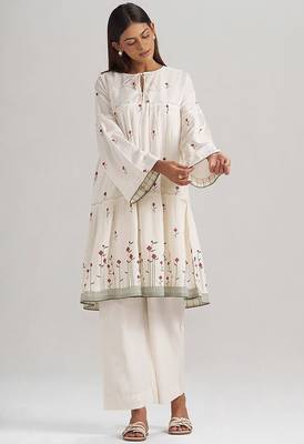Butter creme cotton co-ord set 1