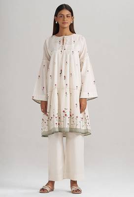 Butter creme cotton co-ord set 2