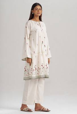 Butter creme cotton co-ord set 3