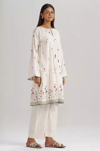 Butter creme cotton co-ord set