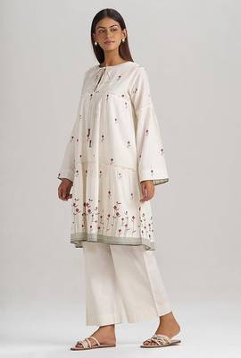 Butter creme cotton co-ord set 4