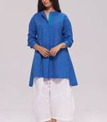 Denim blue pure cotton co-ord set