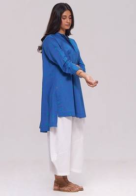 Denim blue pure cotton co-ord set 2