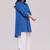 Denim blue pure cotton co-ord set